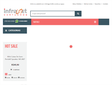 Tablet Screenshot of infranet.com.br