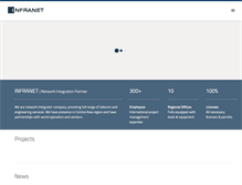 Tablet Screenshot of infranet.asia
