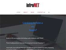 Tablet Screenshot of infranet.com